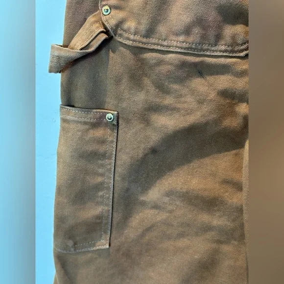 Carhartt Canvas Work Overalls - Men’s Large - Picture 7 of 9